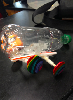 Water Bottle Car - Motion and forces